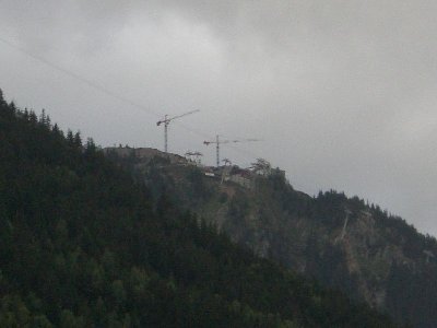 Baustelle Bergstation im Zoom
