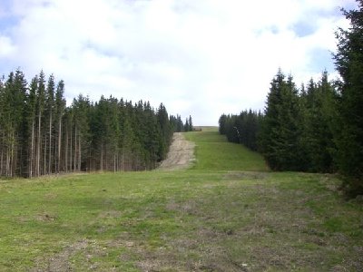 Pistenverbreitung bei der Schwaigerhütte