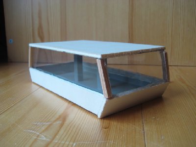 Großkabinenmodell mit festen Materialien