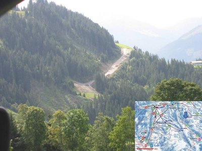 Blick vom Maierhof auf die 111er