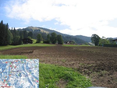 Das selbe Stück Piste von unten