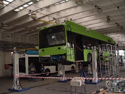 Trollino 12AC - links San Remo, rechts Kaunas