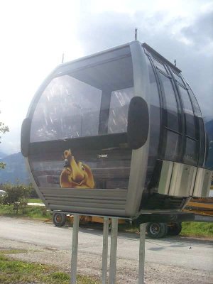 Die neuen CWA Gondeln der Wießenalmbahn