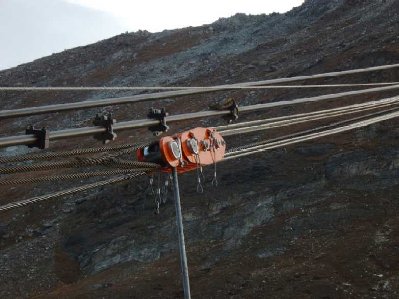 An einer 150er PB ist alles ein bisschen grösser. Der kleine orange in der Bildmitte wiegt 650kg.