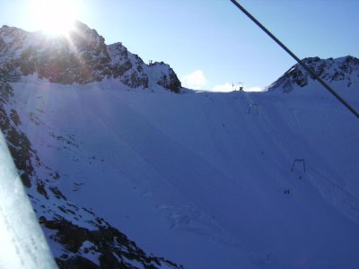 SL Windachferner am morgen mit dem nahezu unbenutzten Teil rechts des SL