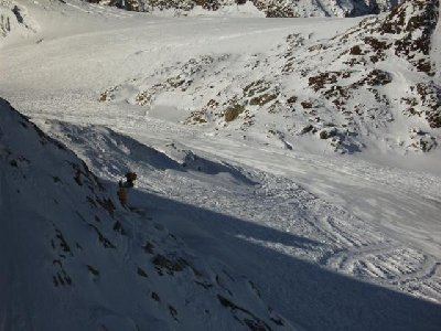 Einfahrt Eisjochhang