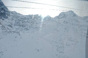 Fernaupiste zur Mittelstation