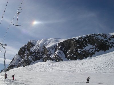 Piste rechts vom Keeslift mittleweile offen