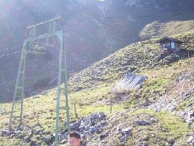 ehemaliger Ausstieg ("Bergstation") Schlepper