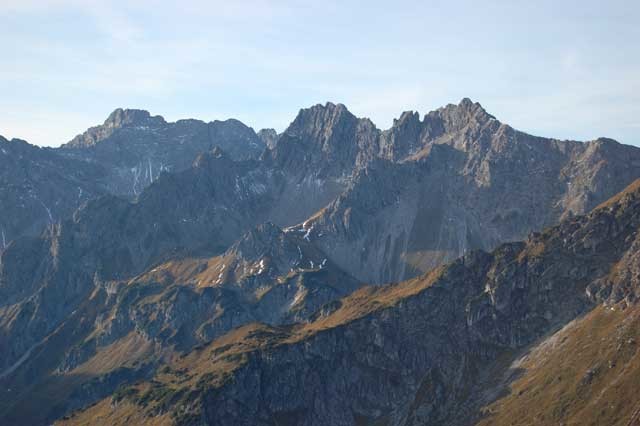 Schafalpenköpfe, Schüsser und Hochgehren