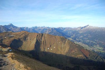 Das Kleinwalsertal mit dem Hohen Ifen