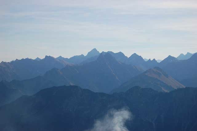 Blick zum Hochvogel