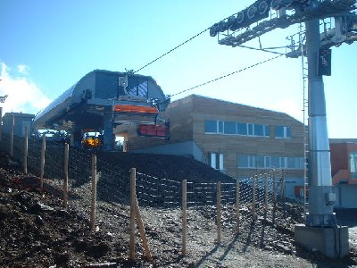 Bergstation und Restaurant