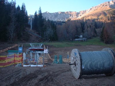 Talstation mit Seilrolle