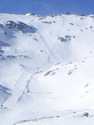 lifttrasse mitterstein dsb - rechts außen talstation schladmiger gletscherlift (alt)