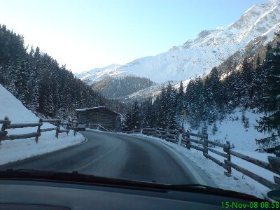 Kurz vor Sulden am Ortler - die Vorfreude steigt...