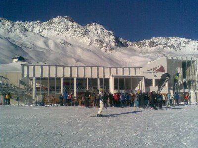 Die neue Station des Achters. Noch ohne Fensterscheiben.
