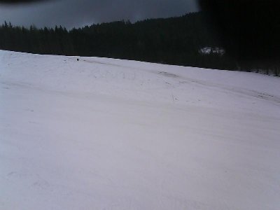 Vorne: FIS - Strecke<br />Hinten: Rennpiste