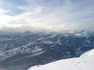 Nach Süden: Das Skigebiet Flumserberg