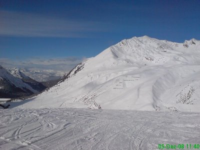Freie Piste Nr. 6 - ganz hinten die Trasse der neuen Kaiserbahn