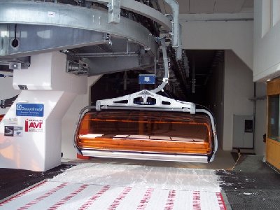 In der Talstation - Einstieg.