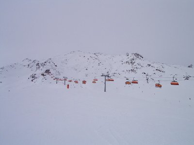 Hälfte der Strecke Blick zur BST.
