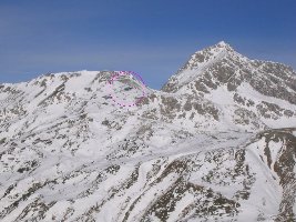 schneesituation an der 8CLD steinmähder