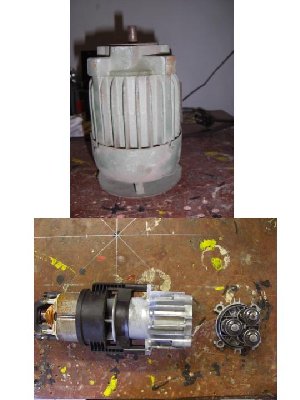 Motor und Hochdruckpumpe(auseinander gebaut!)!!!