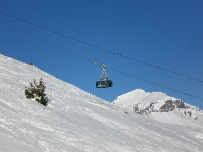 Luftseilbahn Laax - Crap Sogn Gion