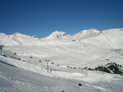Blick über 6KSB Plaun-Crap Sogn Gion hinüber ins Gebiet Mutta Rodunda