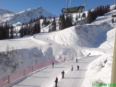 Der Ziehweg zurück von der 6 KSB Möserbahn zur 6 KSB See-Eck-Bahn / DSB Scheidtobel