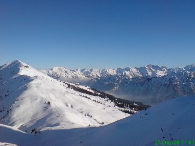 Das Fellhorn - ganz hinten das Nebelhorn