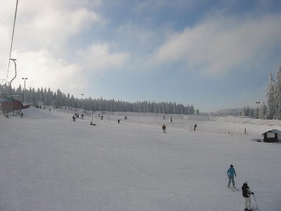 Übungsgelände im Bereich der Bergstation