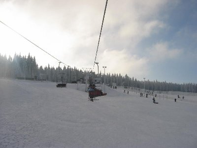 Kurz vor der Bergstation