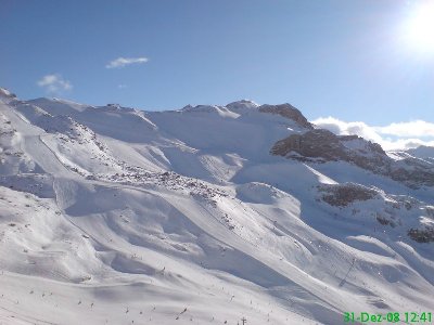 Flimjochbahn und Idjochbahn mit Pisten