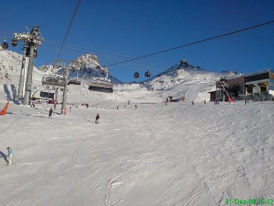 Nachtweidebahn im Bereich der Idalp