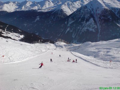 Der untere Teil von Piste 9