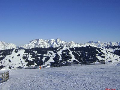 Die Südhänge vom Schattberg aus gesehen