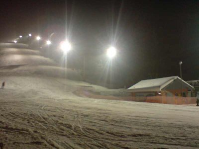 Nachtskilauf an der Hohen Reuth