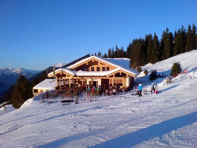 Die neue Rosenalm Kreithütte.