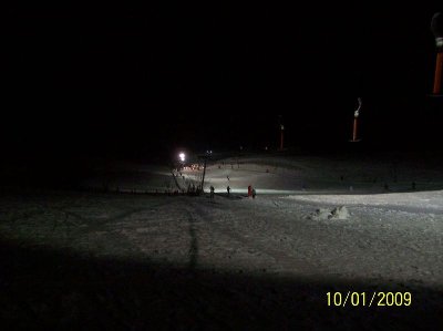 Unterer Teil der Piste