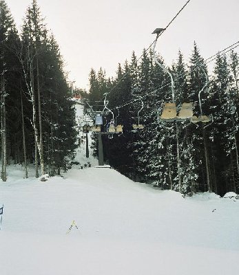 Trasse von der Talstation aus