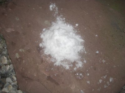 so sah der Schnee aus ...