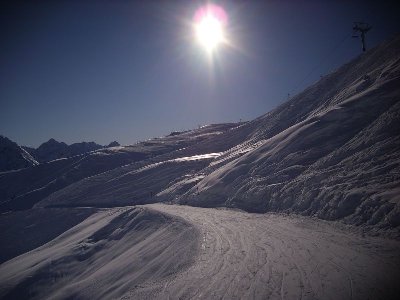 salaniva, die rote piste. da ist man viel zu schnell unten ;-)