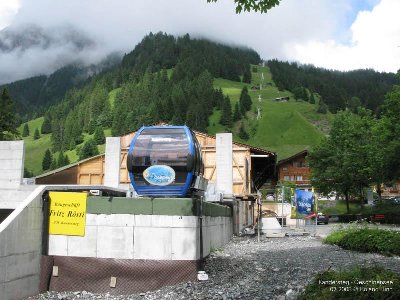 Kandersteg: Der Nachfolger thront bereits auf dem neuen Fundament.