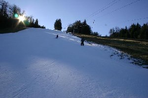 Aus dieser Perspektive sieht die Piste ganz ordentlich aus!