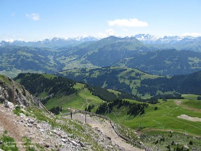 Panorama von der Videmanette