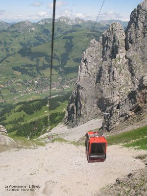 La Videmanette 2. Sektion - Talfahrt