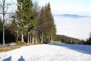 Das Skifahren an einer Piste ist wirklich langweilig ...