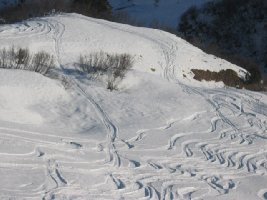 &amp;quot;Tiefschnee&amp;quot; im Beriech der Rotschrofenbahn